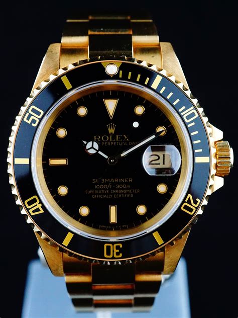 rolex 1990 gold|1990 Rolex submariner price.